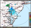 Base Reflectivity image from Dover AFB