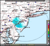 Base Reflectivity image from Fort Dix