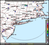 Base Reflectivity image from Upton NY