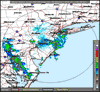 Base Reflectivity image from Fort Dix