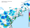 Composite Base Reflectivity image from the Northeastern USA