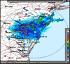 Base Reflectivity image from Dover AFB