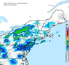 Composite Base Reflectivity image from the Northeastern USA