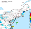 Composite Base Reflectivity image from the Northeastern USA