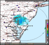 Base Reflectivity image from Dover AFB