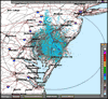 Base Reflectivity image from Dover AFB