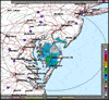 Base Reflectivity image from Dover AFB