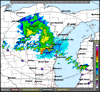 Base Reflectivity image from Green Bay