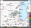 Base Reflectivity image from Milwaukee