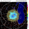 Base Reflectivity image from Milwaukee