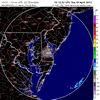 Base Reflectivity image from Dover AFB