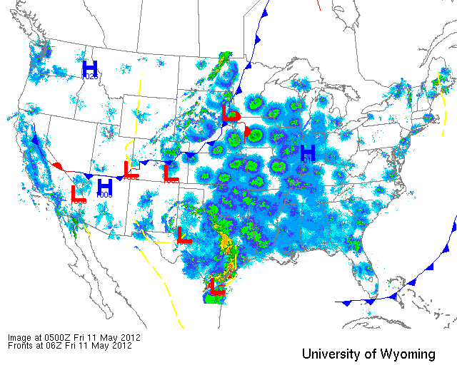 National Composite NEXRAD from around midnight on 5/11/12