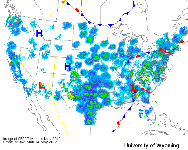 National Composite NEXRAD from around midnight on 5/14/12