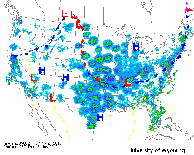 National Composite NEXRAD from around midnight on 5/17/12