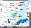 Base Reflectivity image from Milwaukee