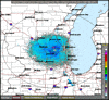 Base Reflectivity image from Milwaukee