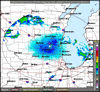 Base Reflectivity image from Milwaukee