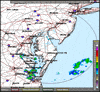 Base Reflectivity image from Dover AFB