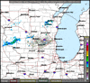 Base Reflectivity image from Milwaukee