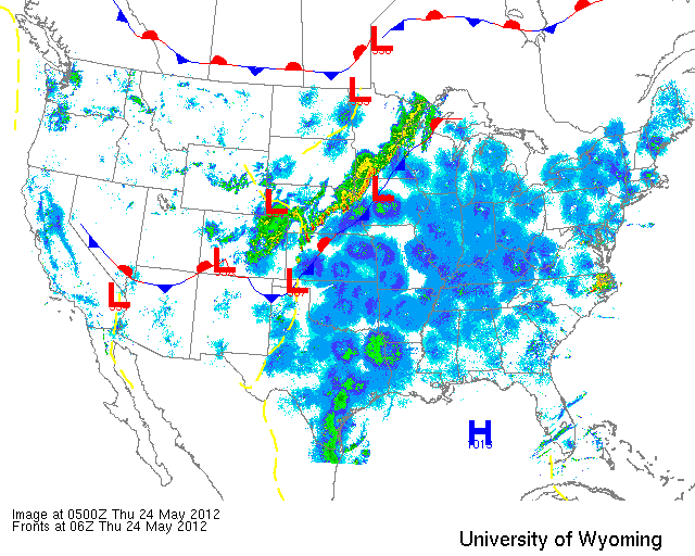 National Composite NEXRAD from around midnight on 5/24/12