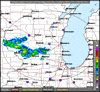 Base Reflectivity image from Milwaukee