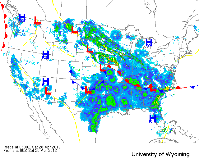 National Composite NEXRAD from around midnight on 4/28/12