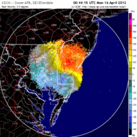 Base Velocity image from Dover AFB