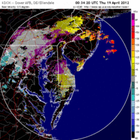 Base Velocity image from Dover AFB