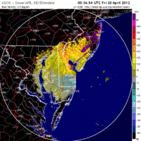 Base Velocity image from Dover AFB