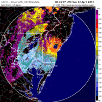 Base Velocity image from Dover AFB