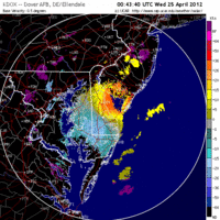 Base Velocity image from Dover AFB