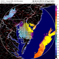 Base Velocity image from Dover AFB