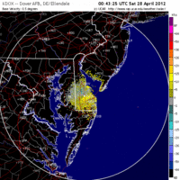 Base Velocity image from Dover AFB