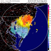 Base Velocity image from Dover AFB