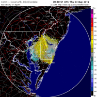 Base Velocity image from Dover AFB