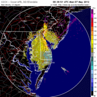 Base Velocity image from Dover AFB