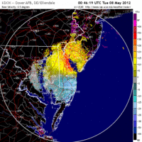 Base Velocity image from Dover AFB