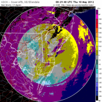 Base Velocity image from Dover AFB