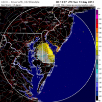 Base Velocity image from Dover AFB