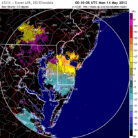 Base Velocity image from Dover AFB