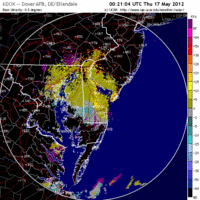 Base Velocity image from Dover AFB