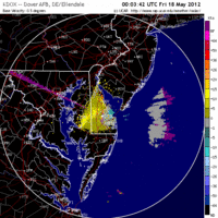 Base Velocity image from Dover AFB