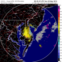 Base Velocity image from Dover AFB