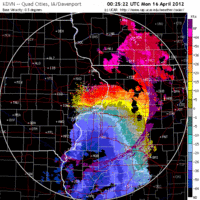 Base Velocity image from Davenport, IA