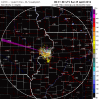 Base Velocity image from Davenport, IA