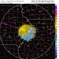 Base Velocity image from Davenport, IA