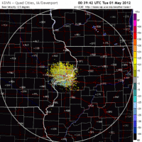 Base Velocity image from Davenport, IA