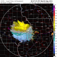 Base Velocity image from Davenport, IA