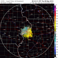 Base Velocity image from Davenport, IA