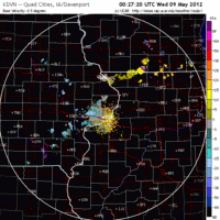 Base Velocity image from Davenport, IA